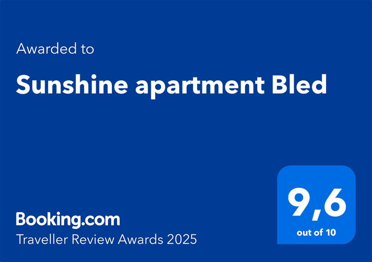 Sunshine Apartment 블레드 외부 사진